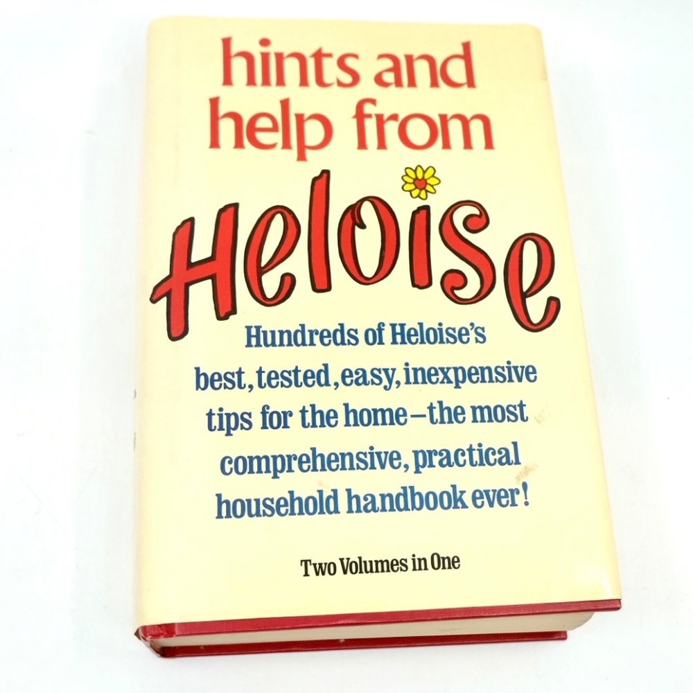 VINTAGE 1986 "Hints from Heloise" Hardback Household Reference Classic Book